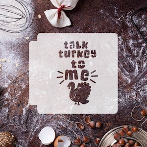 Thanksgiving - Talk Turkey To Me 783-G927 Stencil