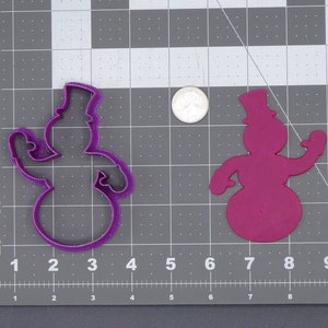 Noël - Bonhomme de neige 266-H736 Silhouette à l’emporte-pièce