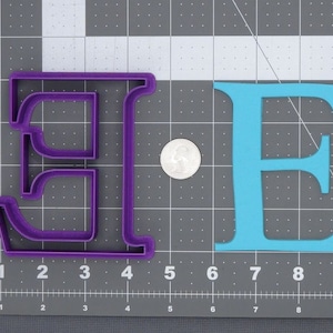 Epsilon Griechischer Buchstabe 266-F821 Ausstechscher Silhouette