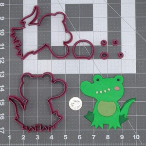 Crocodile 266-L488 Cookie Cutter Set