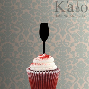 Champagne Glass 228-240 Cupcake Topper
