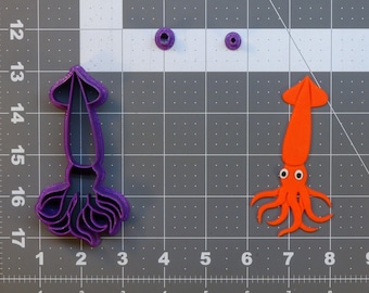 Juego de cortadores de galletas Squid 266-B478