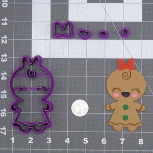Christmas - Gingerbread Girl 266-J406 Cookie Cutter Set