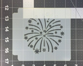 Firework 100 Stencil