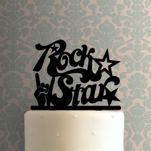 Decoración Para Tarta Estrella De Rock 225-A902