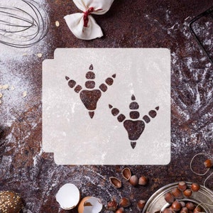 Dinosaur Footprints 783-C558 Stencil