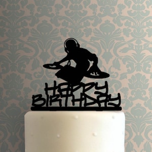 DJ Happy Birthday 225-A807 Cake Topper
