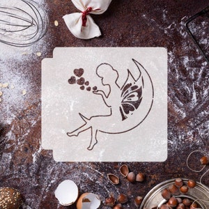 Afro Girl Fairy 783-G661 Stencil