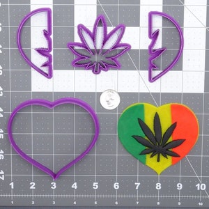 Rasta Herz 266-G142 Ausstech-Set