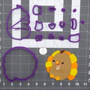 Thanksgiving - Turkey Eating Cookie 266-E170 Cookie Cutter Set