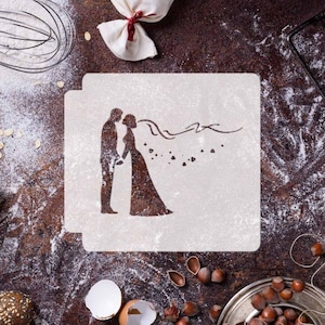 Wedding Couple 783-C673 Stencil