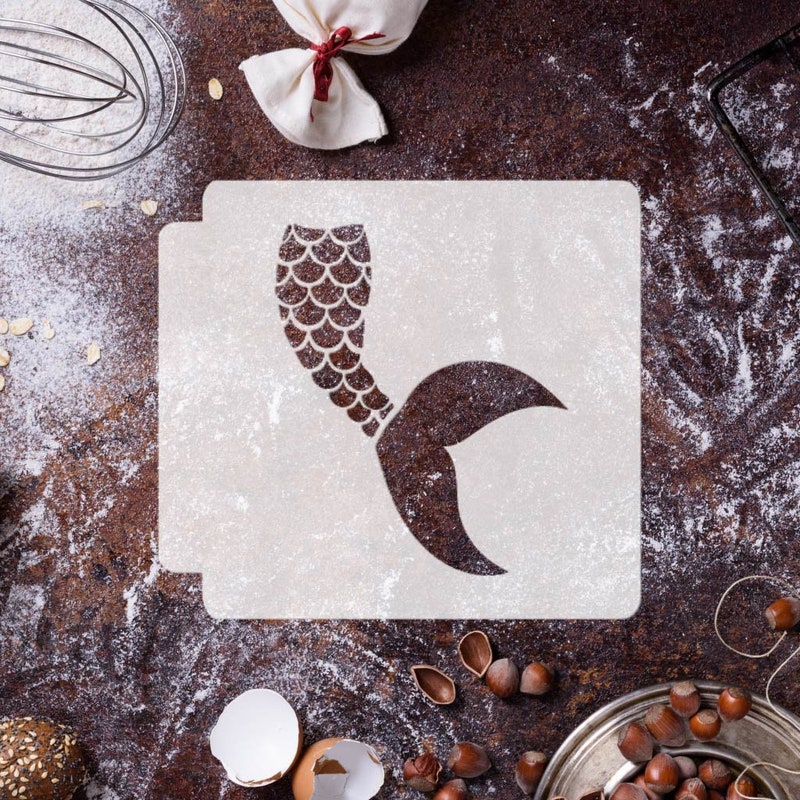 Mermaid Stencil - Etsy