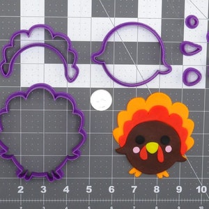 Thanksgiving - Turkey 266-E171 Cookie Cutter Set