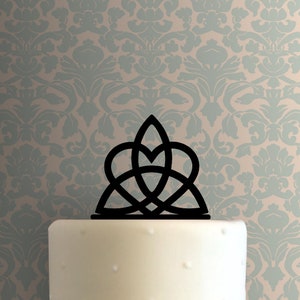 Celtic Knot Heart 225-B847 Cake Topper