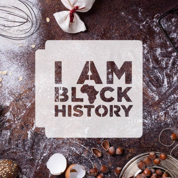 I Am Black History 783-F116 Stencil