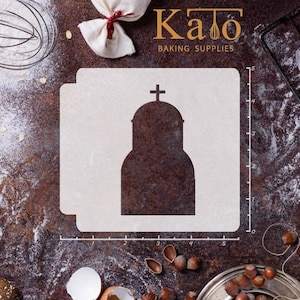 Santorini Church Greece 783-B088 Stencil