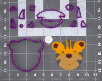 Tiger Head 266-H337 Juego de cortadores de galletas