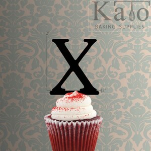 Alfabeto griego Chi 228-063 Cupcake Topper
