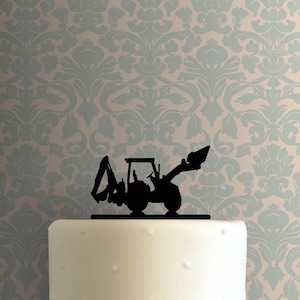 Backhoe Tractor 225-B472 Cake Topper