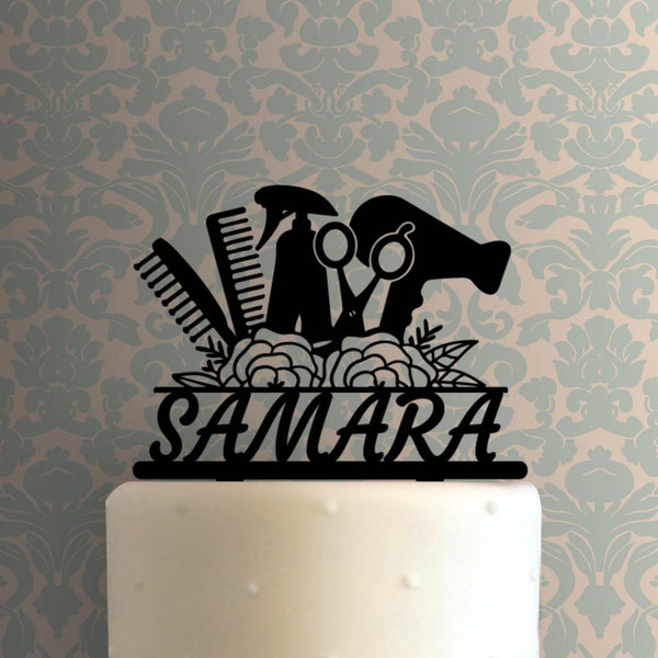 Custom Hairstylist Name 225-A988 Cake Topper