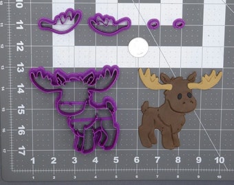 Moose Body 266-G870 Cookie Cutter Set