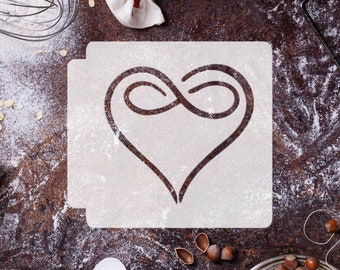 Infinity Heart 783-I498 Stencil
