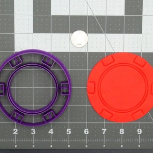 Poker Chip 266-D122 Cookie Cutter