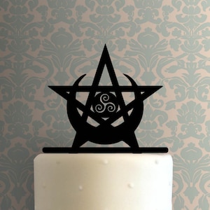 Wiccan Symbols 225-A798 Cake Topper