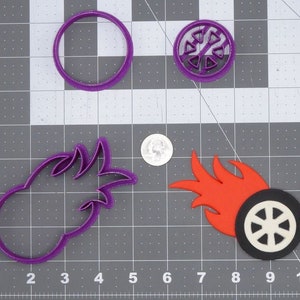 Tire in Flames 266-I156 Cookie Cutter Set