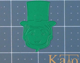 Leprechaun 227-722 Cookie Cutter and Acrylic Stamp