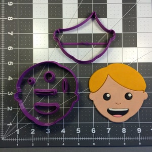 Boy Face 100 Cookie Cutter Set