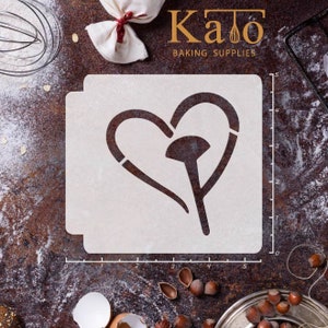 Makeup Heart 783-B392 Stencil