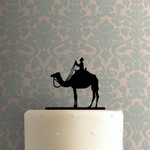 Uomo che cavalca un cammello 225-C108 Cake Topper