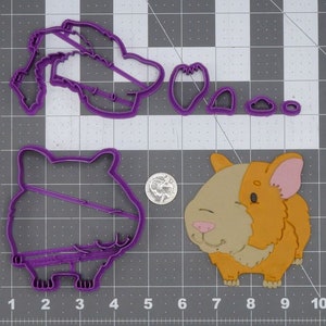Guinea Pig 266-K701 Cookie Cutter Set
