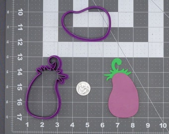 Eggplant 266-K293 Cookie Cutter Set