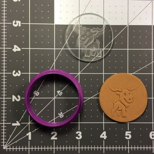 Moose 100 Cookie Cutter and Stamp