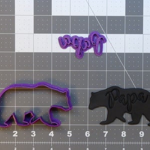 Papa Bear 266-A383 Cookie Cutter en stempel
