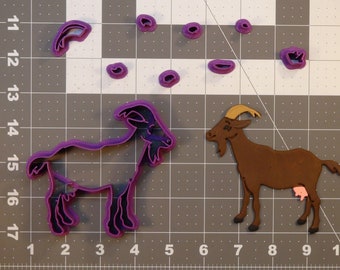 Goat 266-C177 Cookie Cutter Set
