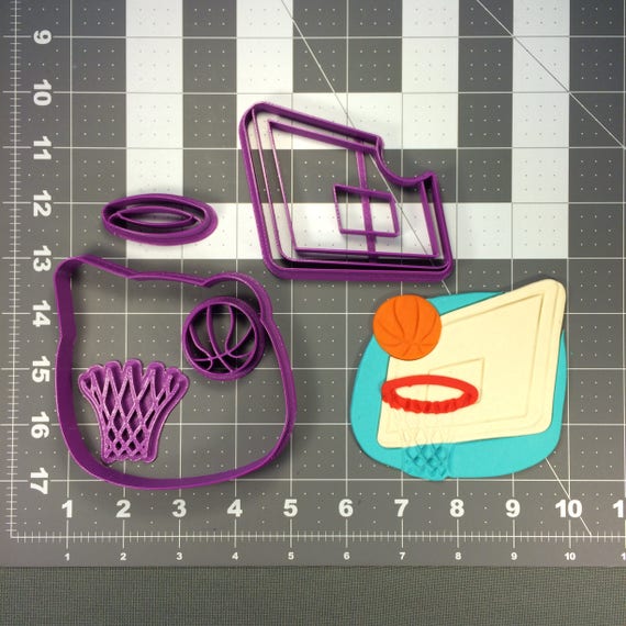 Basketball Hoop 102 Cookie Cutter Set Etsy