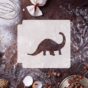 Dinosaur - Apatosaurus 783-C487 Stencil Silhouette