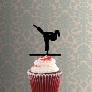 Karate Girl 228-389 Cupcake Topper