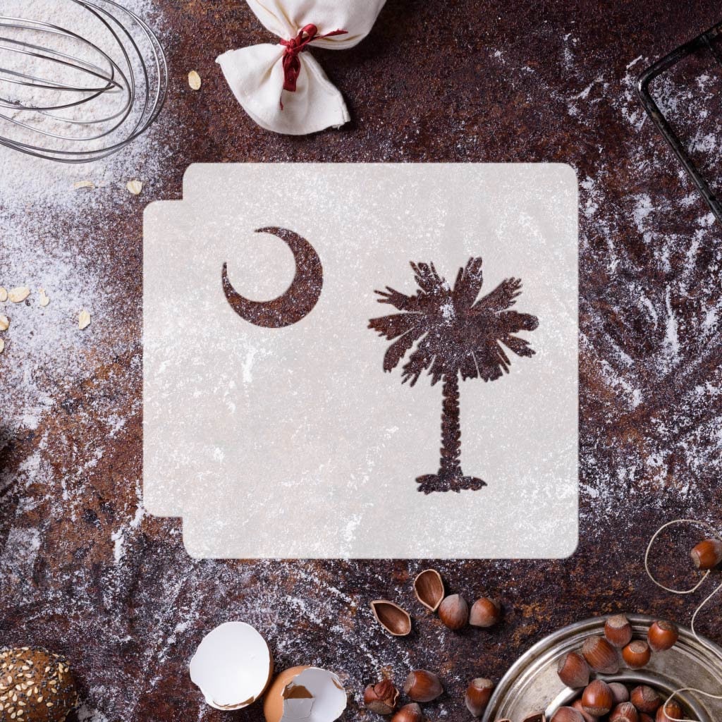 South Carolina Flag Symbol 783-D374 Stencil