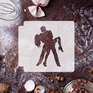 Dancing Couple 783-H451 Stencil Silhouette