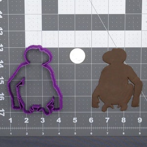 Corpo scimmia scimpanzé 266-E606 Cookie Cutter Silhouette
