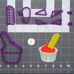 French Fry and Ketchup 266-D988 Cookie Cutter Set