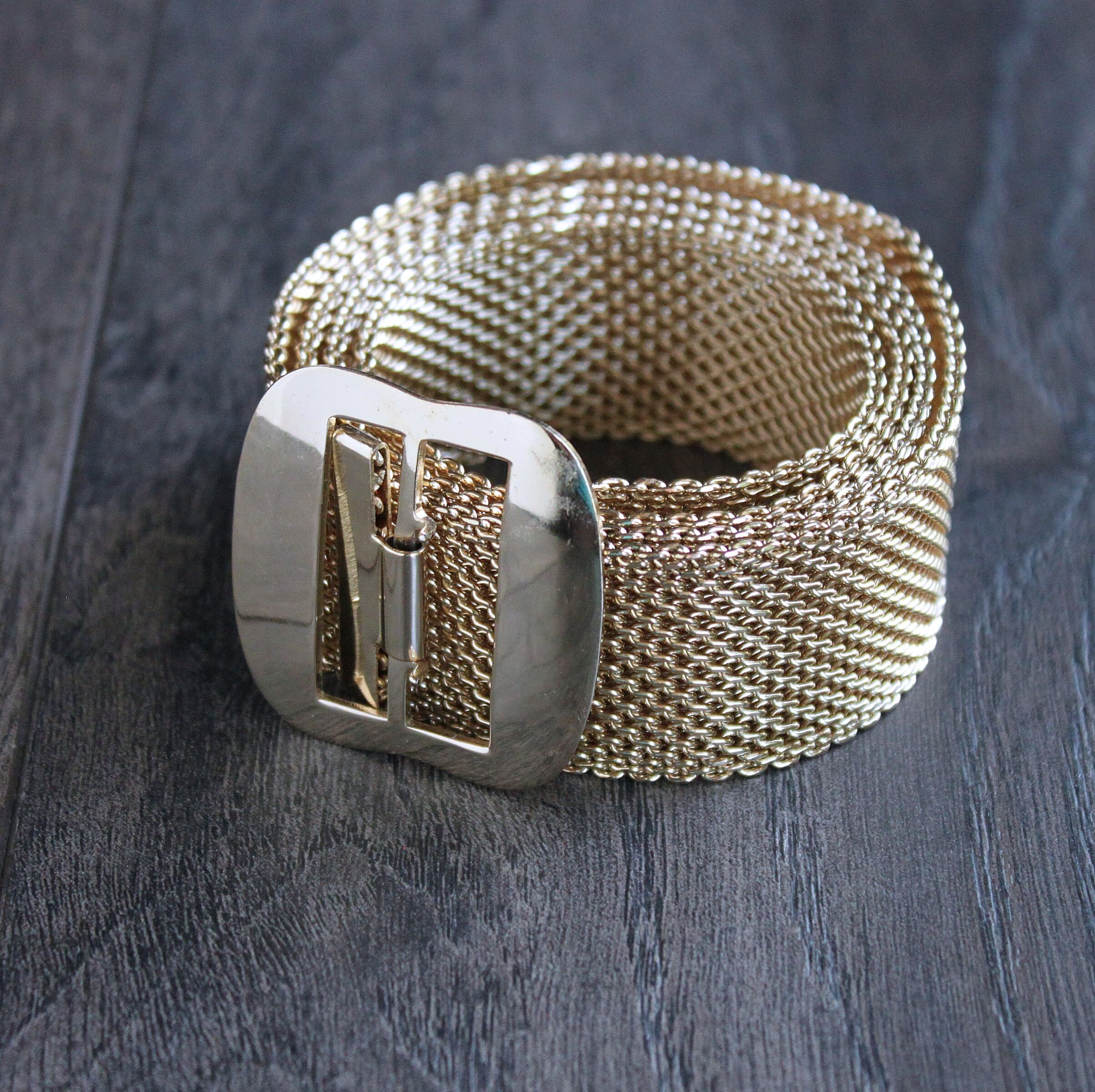 Vintage Sarah Coventry Gold Mesh Belt - Etsy display picture 1