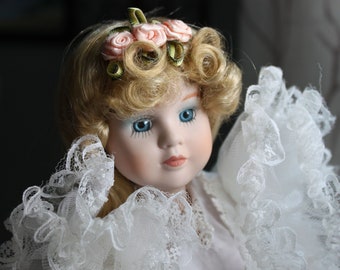 Vintage Ballerina Porcelain Doll