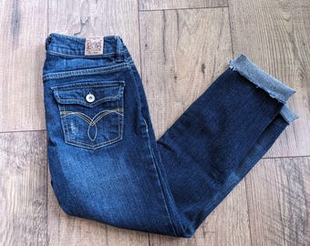 Vintage Paris Blues Cropped Jeans, Size 1, Low Rise