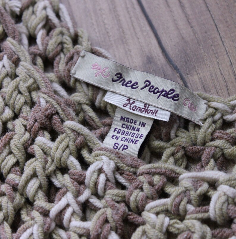 Vintage Free People crochet dress