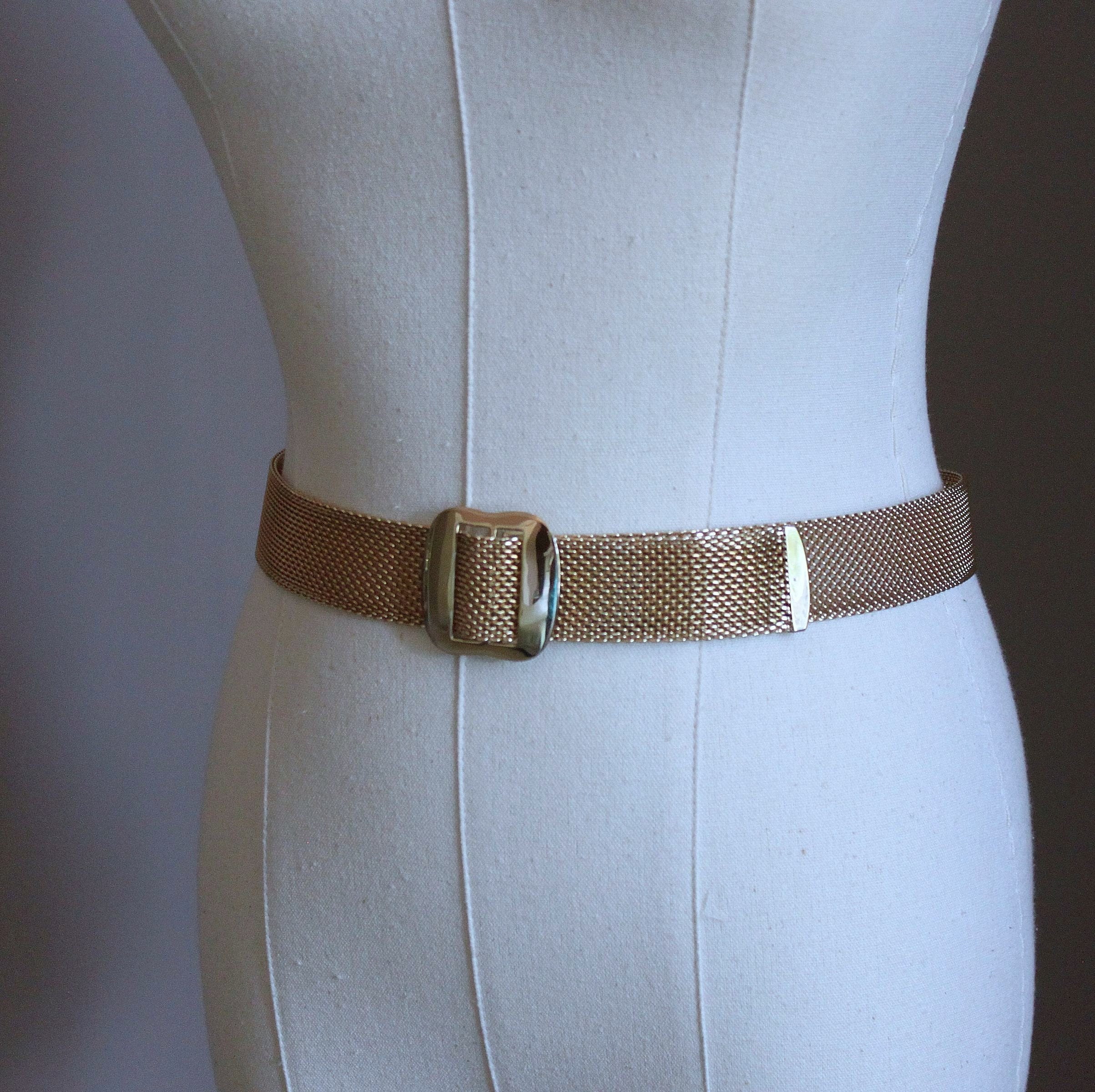 Vintage Sarah Coventry Gold Mesh Belt - Etsy